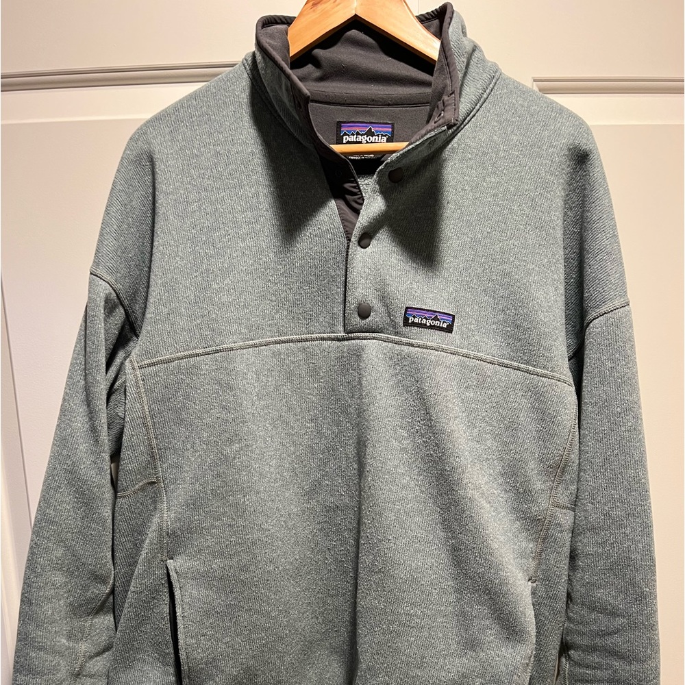 Patagonia Men’s Better Sweater Marsupial light green Fleece 26000 Snap